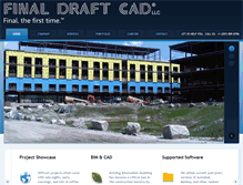 Tablet Screenshot of finaldraftcad.com